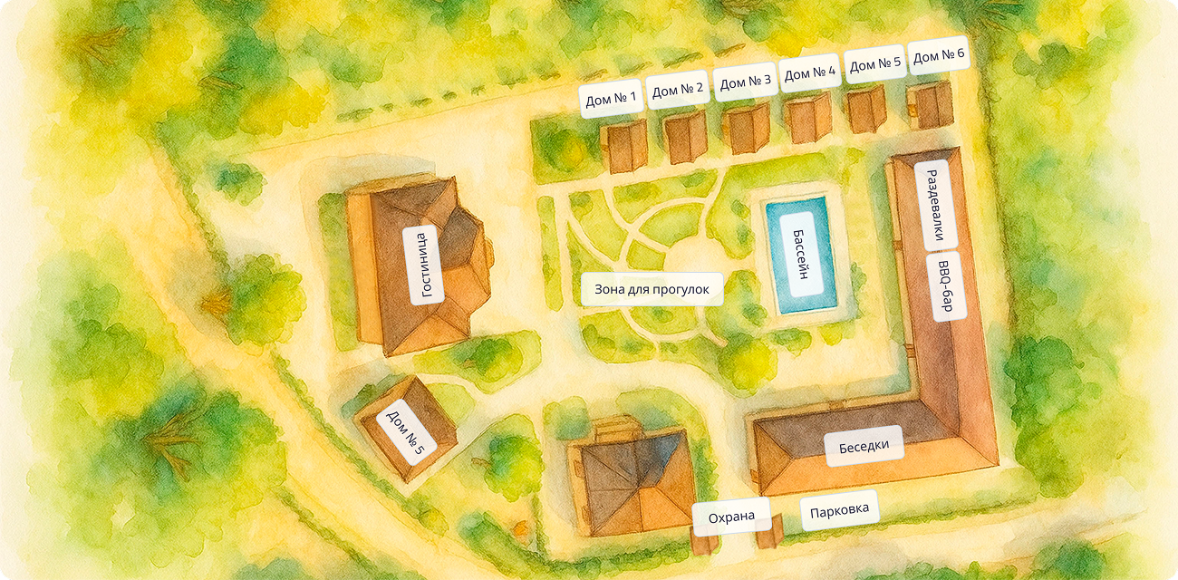 Карта территории